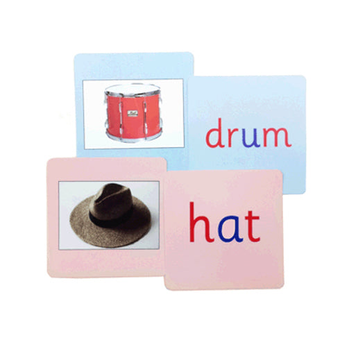 Montessori Pink and Blue Phonics Reading Cards