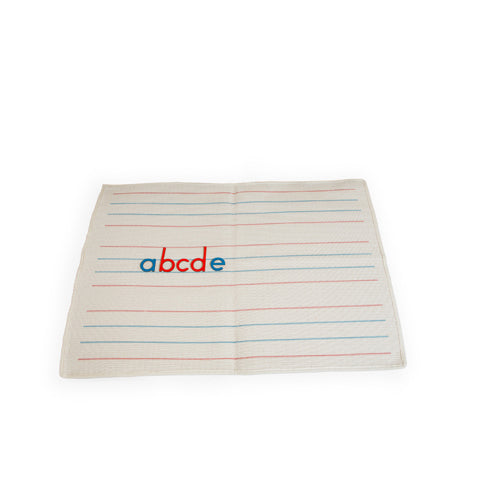 Montessori Spelling Mat for large movable alphabet (triple)