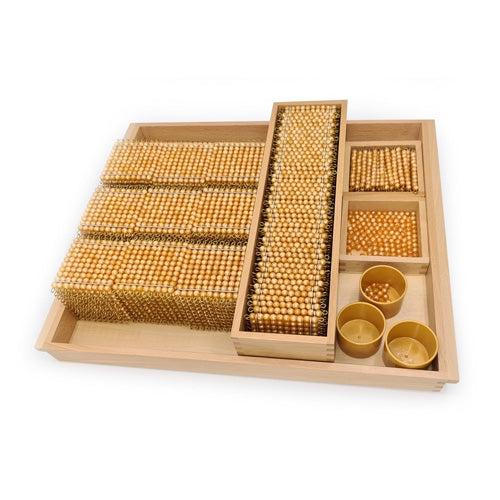 Montessori Full Golden Bead Material