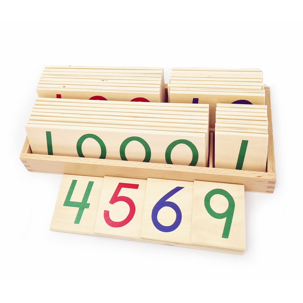 Wooden Large Place Value Cards 1-9999