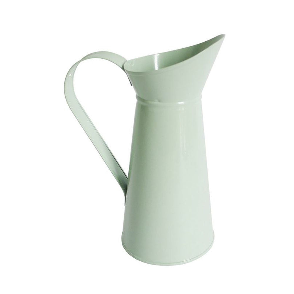 Pale Green Child-sized Metal Jug