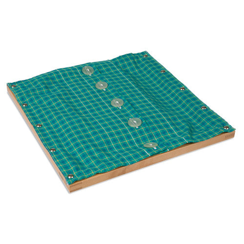 Nienhuis Montessori Buttoning Frame With Large Buttons
