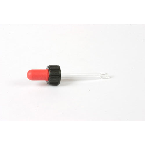 Nienhuis Montessori Spares Tasting Exercise: Dropper With Screw Cap - Black/Red