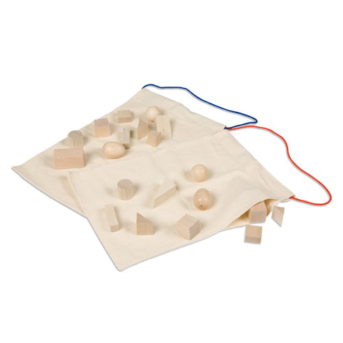 Nienhuis Montessori Mystery Bags, Geometric Shapes