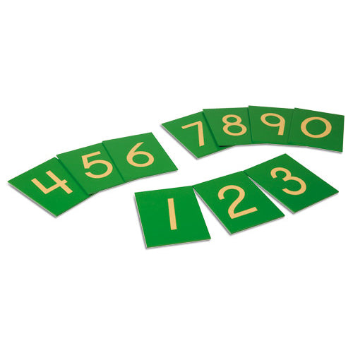 Nienhuis Montessori Sandpaper Numerals, US Print