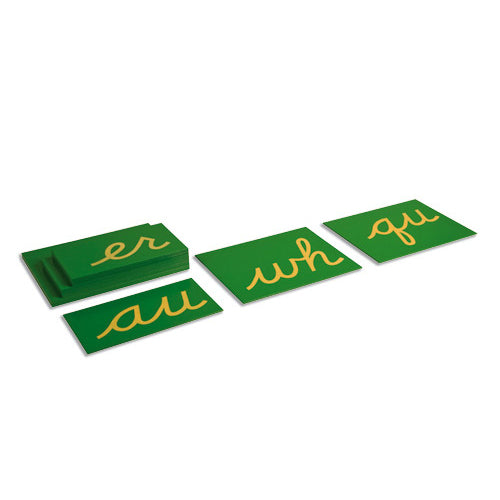 Nienhuis Montessori Double Sandpaper Letters, Cursive