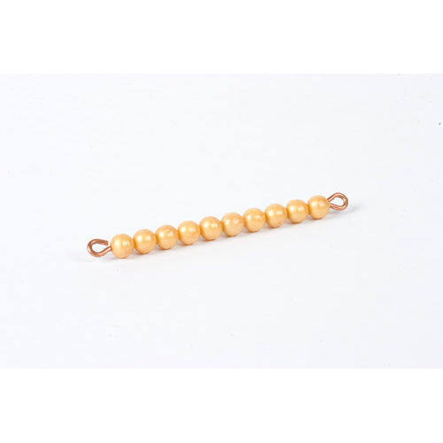 Nienhuis Montessori Spares Individual Nylon Bar Of 10: Gold