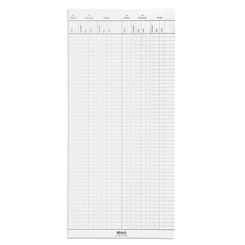 Nienhuis Montessori Notation Paper Large Bead Frame, 50 Shts
