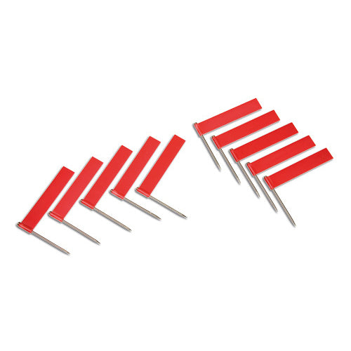 Nienhuis Montessori Extra Flags, Per 10, Red