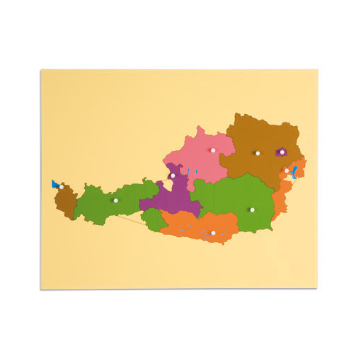 Nienhuis Montessori Puzzle Map Of Austria