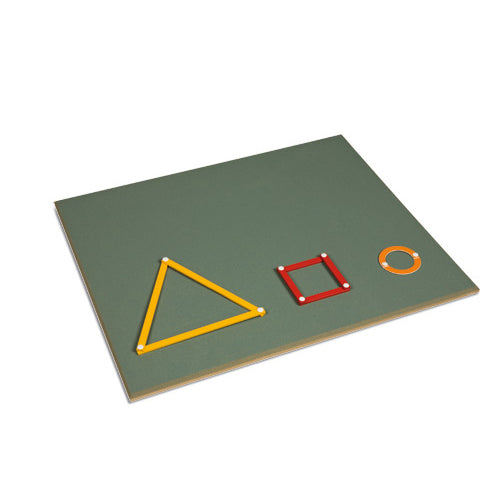 Nienhuis Montessori Large Working Board Geom.Stick Material
