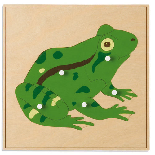 Nienhuis Montessori Animal Puzzle, Frog