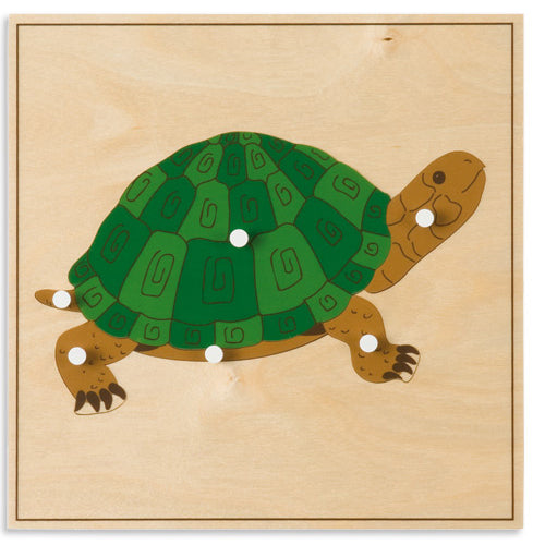Nienhuis Montessori Animal Puzzle, Turtle