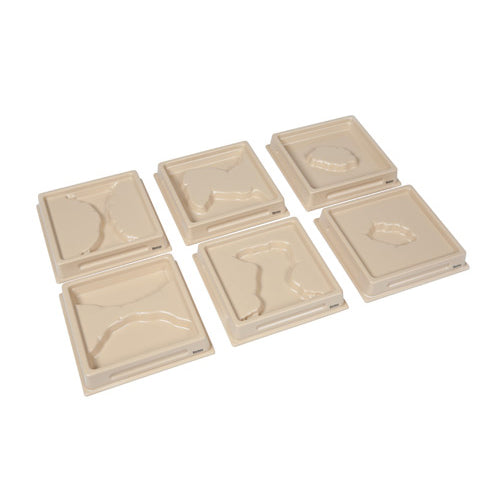 Montessori Materials: Land and Water Form Trays