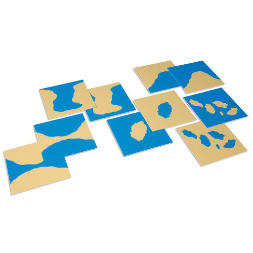 Nienhuis Montessori Land Form Cards