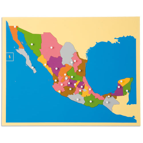 Nienhuis Montessori Puzzle Map Of Mexico