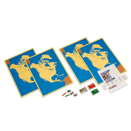 Nienhuis Montessori Four Maps Of North America