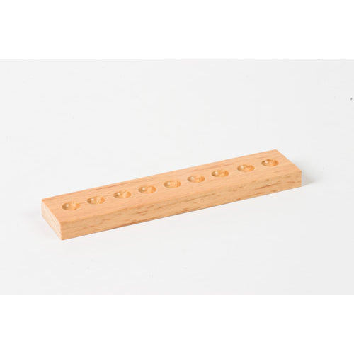 Nienhuis Montessori Spares Beechwood Rod With 9 Holes