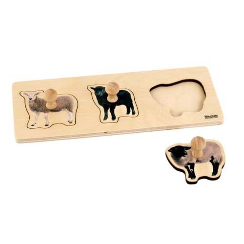 Nienhuis Toddler Puzzle: 3 Sheep (NL)