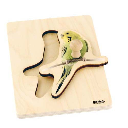 Nienhuis Toddler Puzzle: Parakeet (NL)