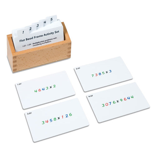 Nienhuis Montessori Flat Bead Frame Activity Set