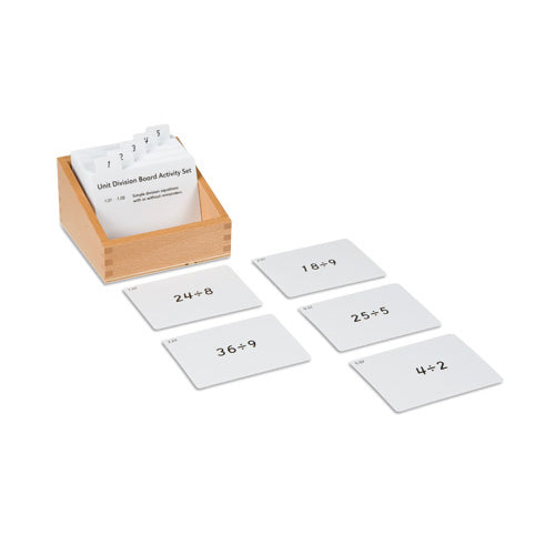 Nienhuis Montessori Unit Division Board Activity Set