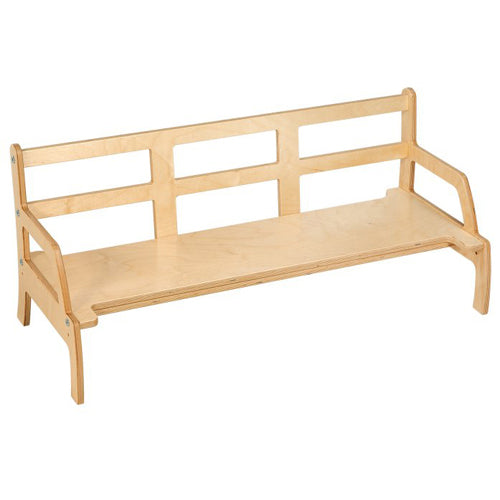 Nienhuis Montessori Toddler Bench: Adjustable Height (95 x 22.25 x 13 to 16 cm)