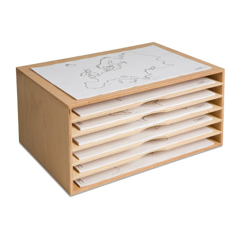 Nienhuis Montessori Cabinet For Paper Map