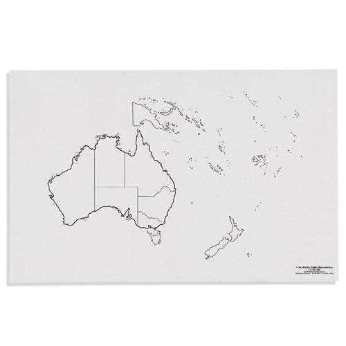 Nienhuis Montessori Csm, Paper Maps Australia Political