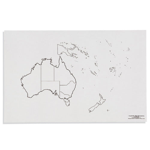 Nienhuis Montessori Csm, Paper Maps Australia Political