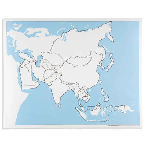 Nienhuis Montessori Csm, Asia Unlabeled Control Map