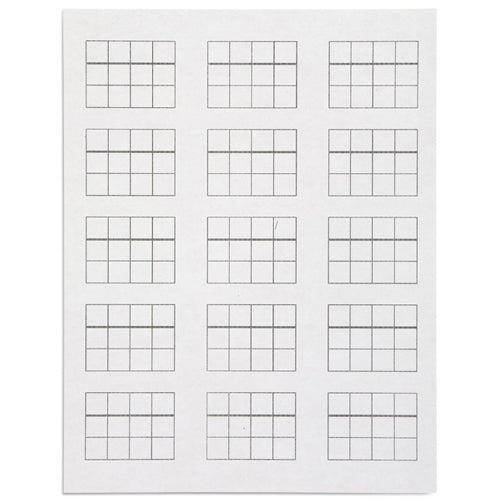 Nienhuis Montessori Csm, Stamp Game Paper, 15 Problems