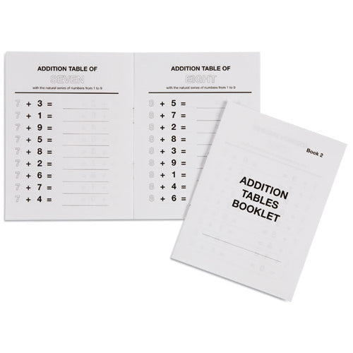 Nienhuis Montessori Csm, Addition Tables Booklet 2