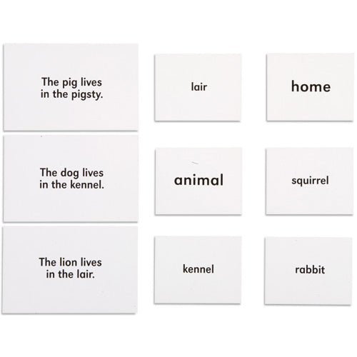 Nienhuis Montessori Csm, Animals And Their Homes