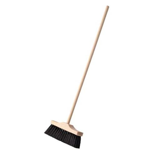 Nienhuis Indoor Broom: 49cm with synthetic soft black bristles (NL)