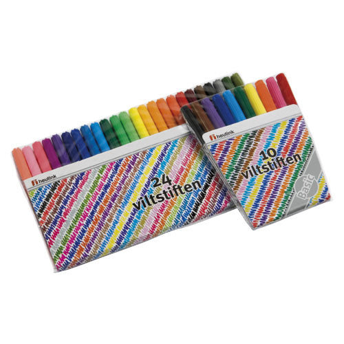 24 Felt tips: Heutink Basic (NL)