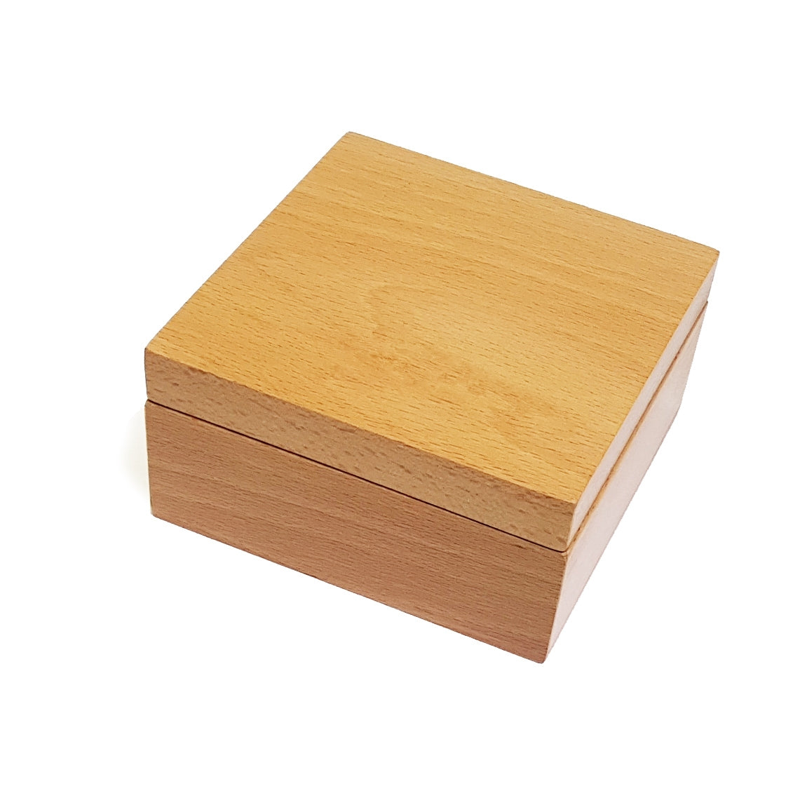 10cm Beechwood Box with Lid