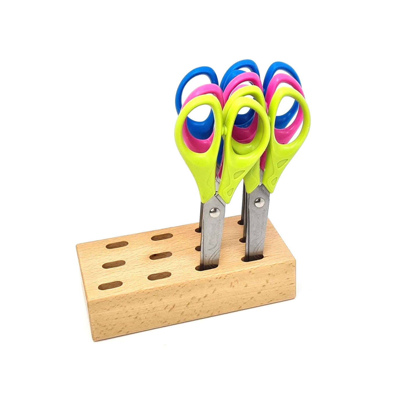 12-Hole Scissors Storage Block