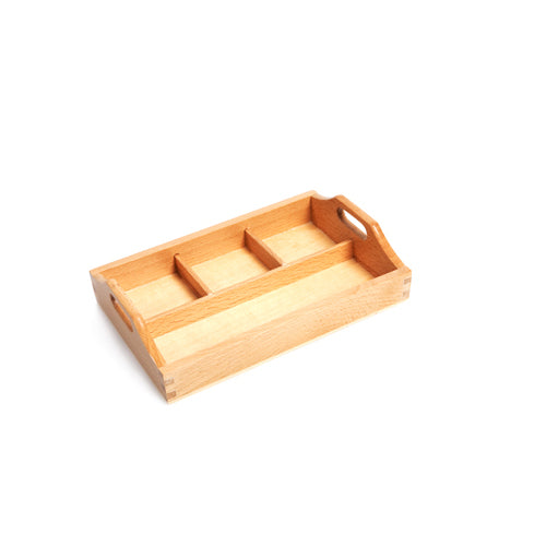 Montessori 3 Compartment Sorting Tray