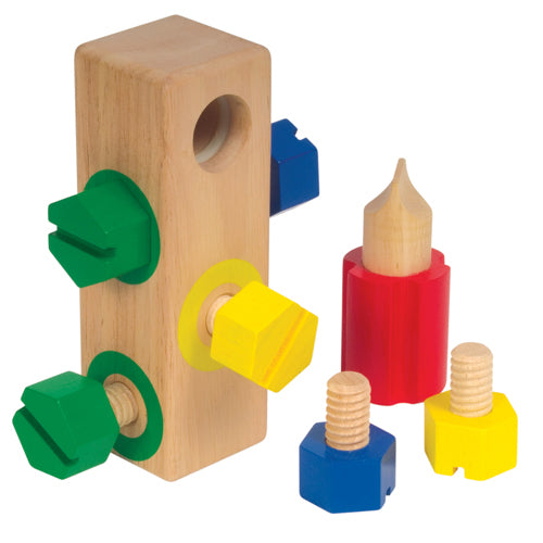Montessori Screw Block