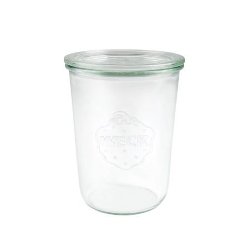 Montessori SET OF SIX 850ml Large Weck Jars. Model 743.