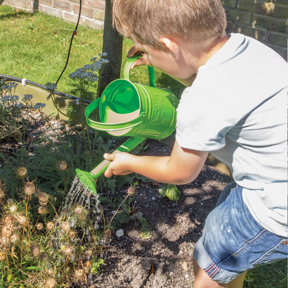 Green Metal Garden Watering Can