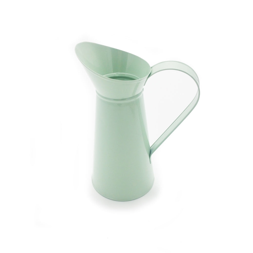 Pale Green Child-sized Metal Jug