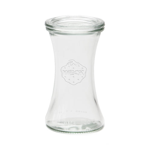 SET OF SIX 200ml Ergonomic Weck Jars. Model 995