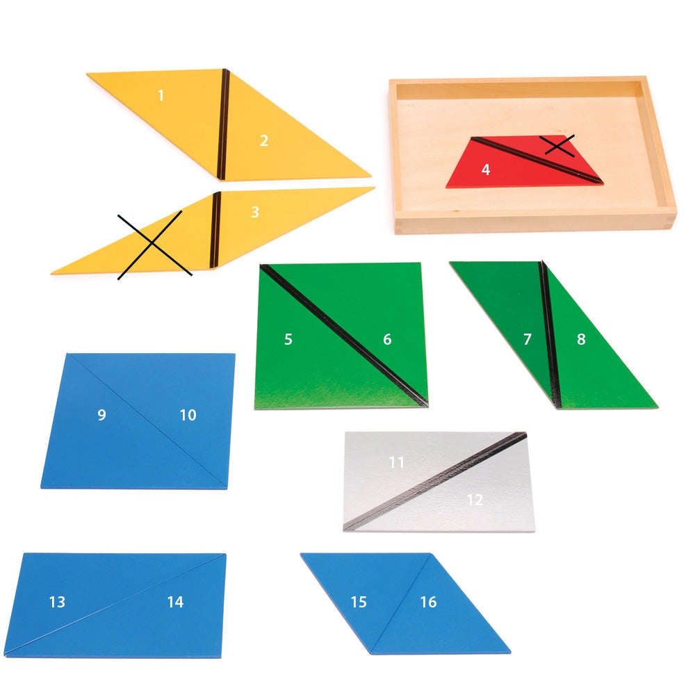 Replacement Constructive Triangle from rectangular boxes - single replacement piece