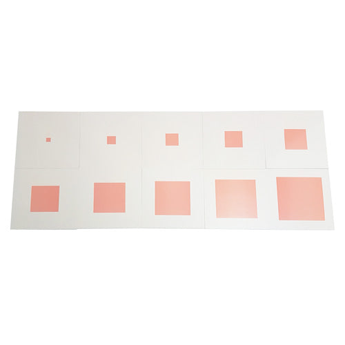 Montessori Cards for the Pink Tower