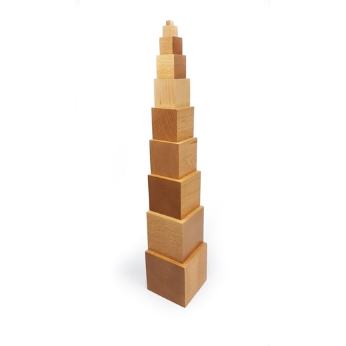 Montessori Natural Tower of Cubes