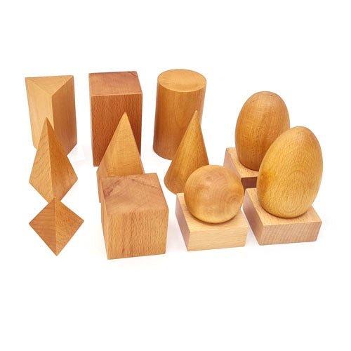 Montessori Natural Geometric Solids