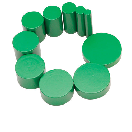 Montessori Green knobless cylinder spare 3rd cylinder ht 45mm