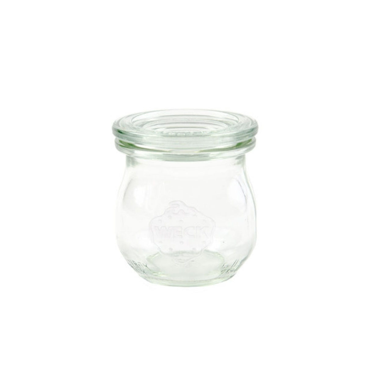 SET OF TWELVE Mini 75ml Tulip Weck Jars. Model 788